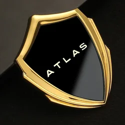 auto accessory 3D metal accsesories car stickers for vw Volkswagen atlas