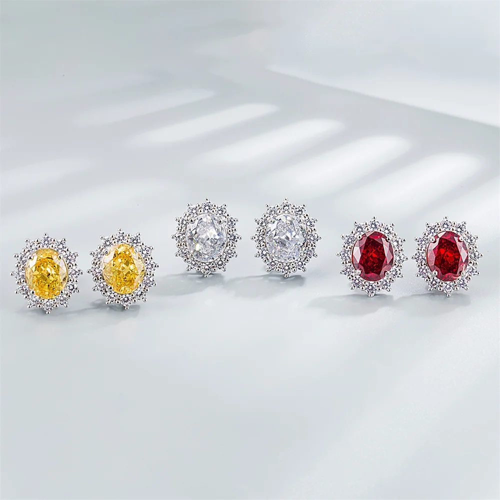 

Корейские серьги из стерлингового серебра 925, голубье яйцо подсолнух, женские серьги с инкрустацией дизайном