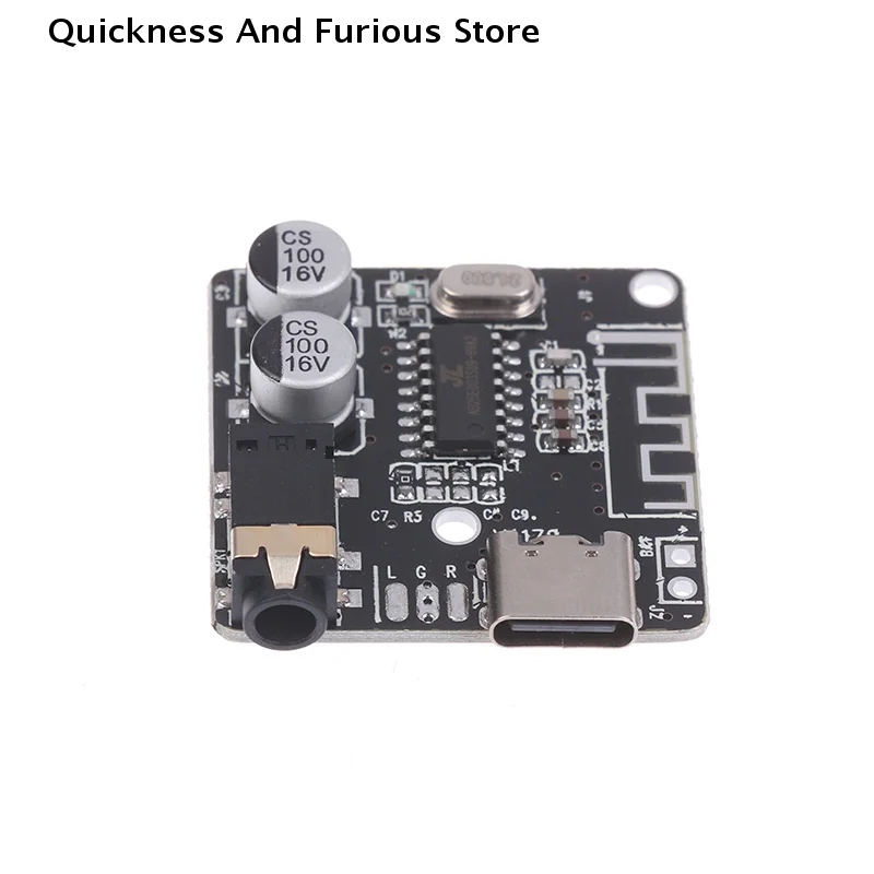 Placa receptora de Audio Bluetooth tipo C, Bluetooth 5,1, MP3, placa decodificadora de Audio para coche, módulo de música estéreo inalámbrico, 3,7-5V, 1 ud.