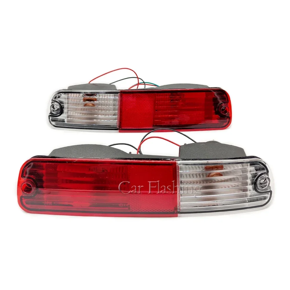 New！ Rear Bumper Reflector Light For Mitsubishi PAJERO V73 V75 V77 2003-2007 For MONTERO 2003-2006 Signal Brake Fog Lamp Accesso