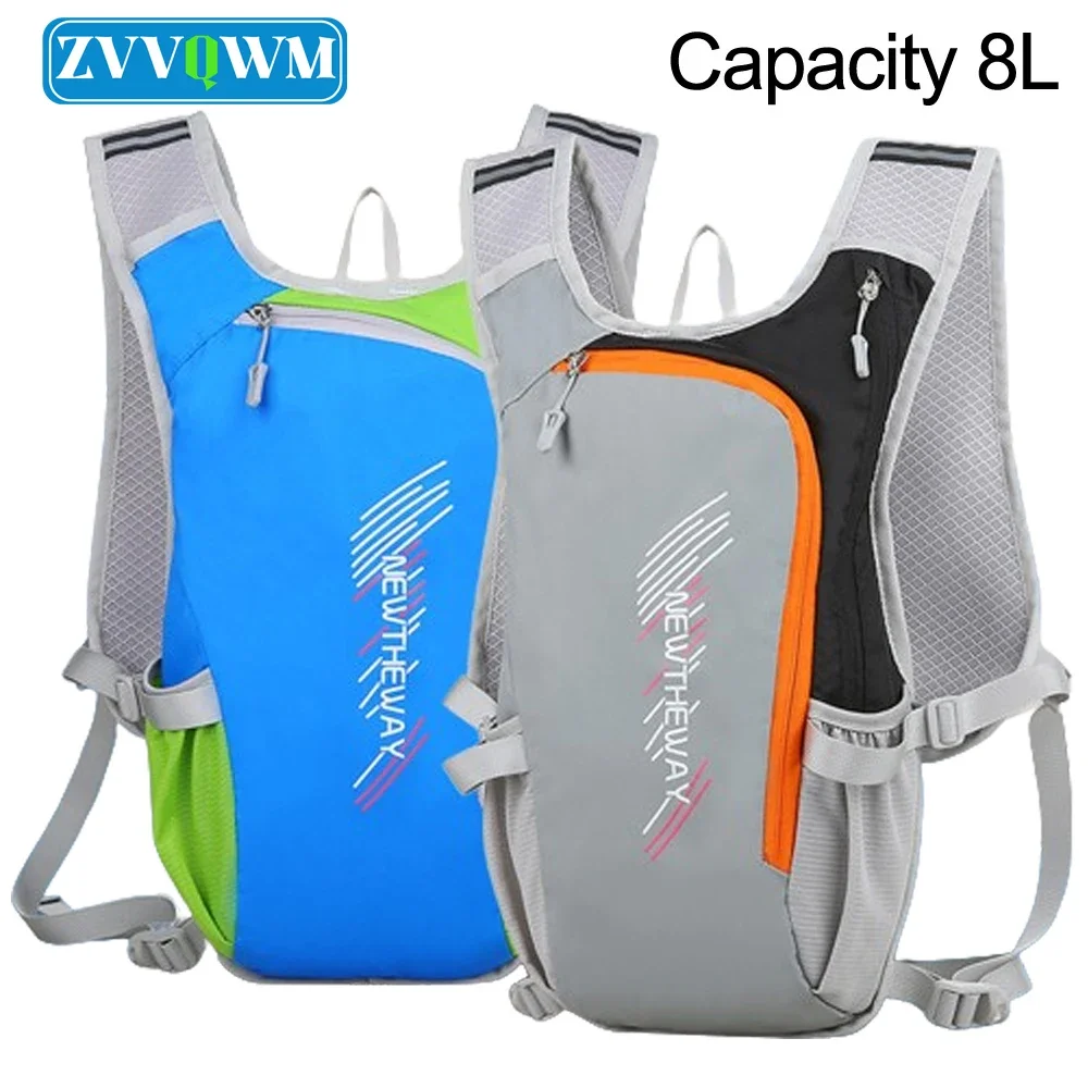 

Hydration Backpack with Water Bladder Women Men Climbing Lightweight Backpack Cycling Backpack Reflective Water Pack Hiking