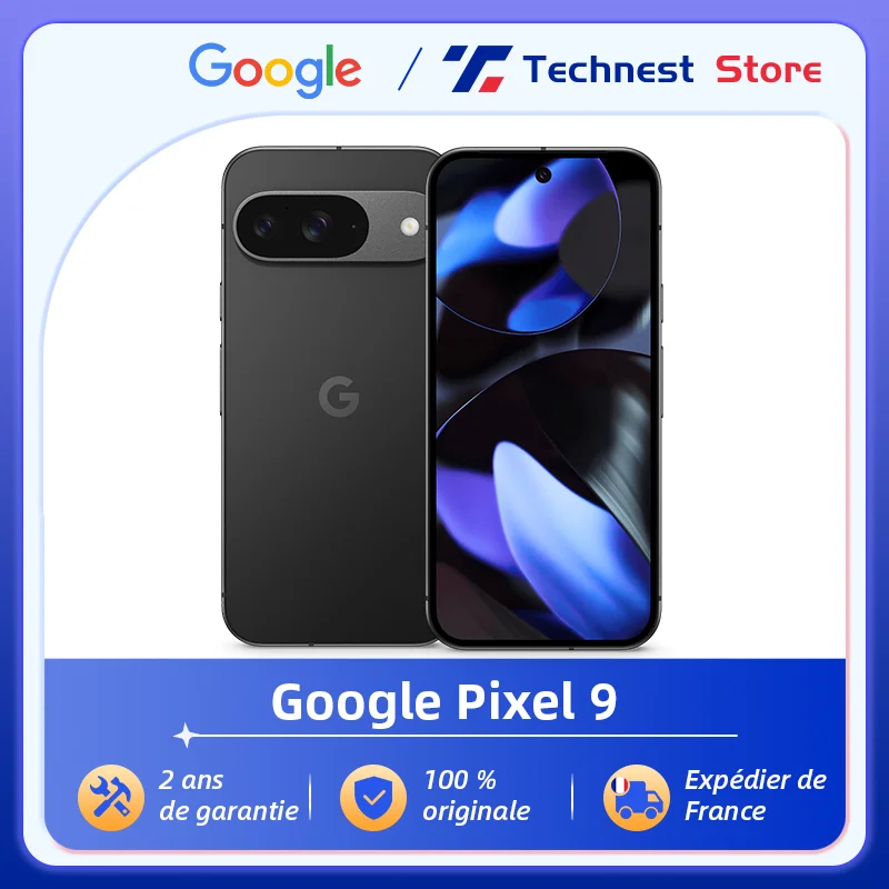Versione globale Google Pixel 9 5G AI Smartphone Google Tensor G4 6.3 ''120Hz schermo 4700 mAh