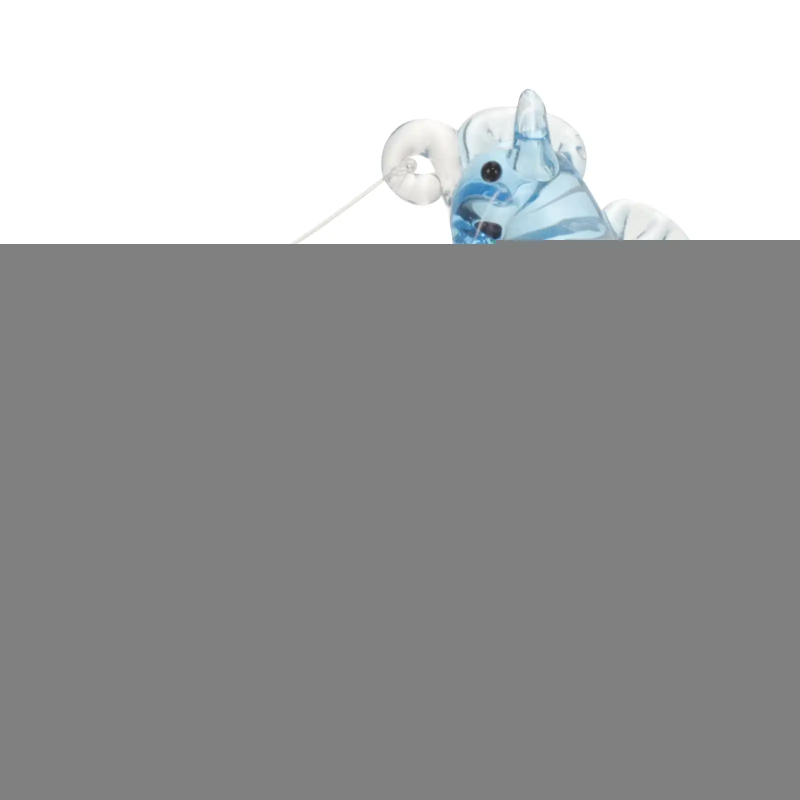 

Fish Tank Decoration Aquarium Floating Sea Horse Statue Pendant Cartoon Adorn Sky-blue Ornament