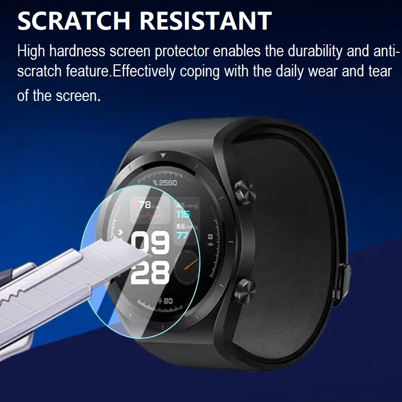 Xiaomiスマートウォッチ用強化ガラス保護フィルム,スマートクロック用強化ガラスプロテクター,傷防止,5個
