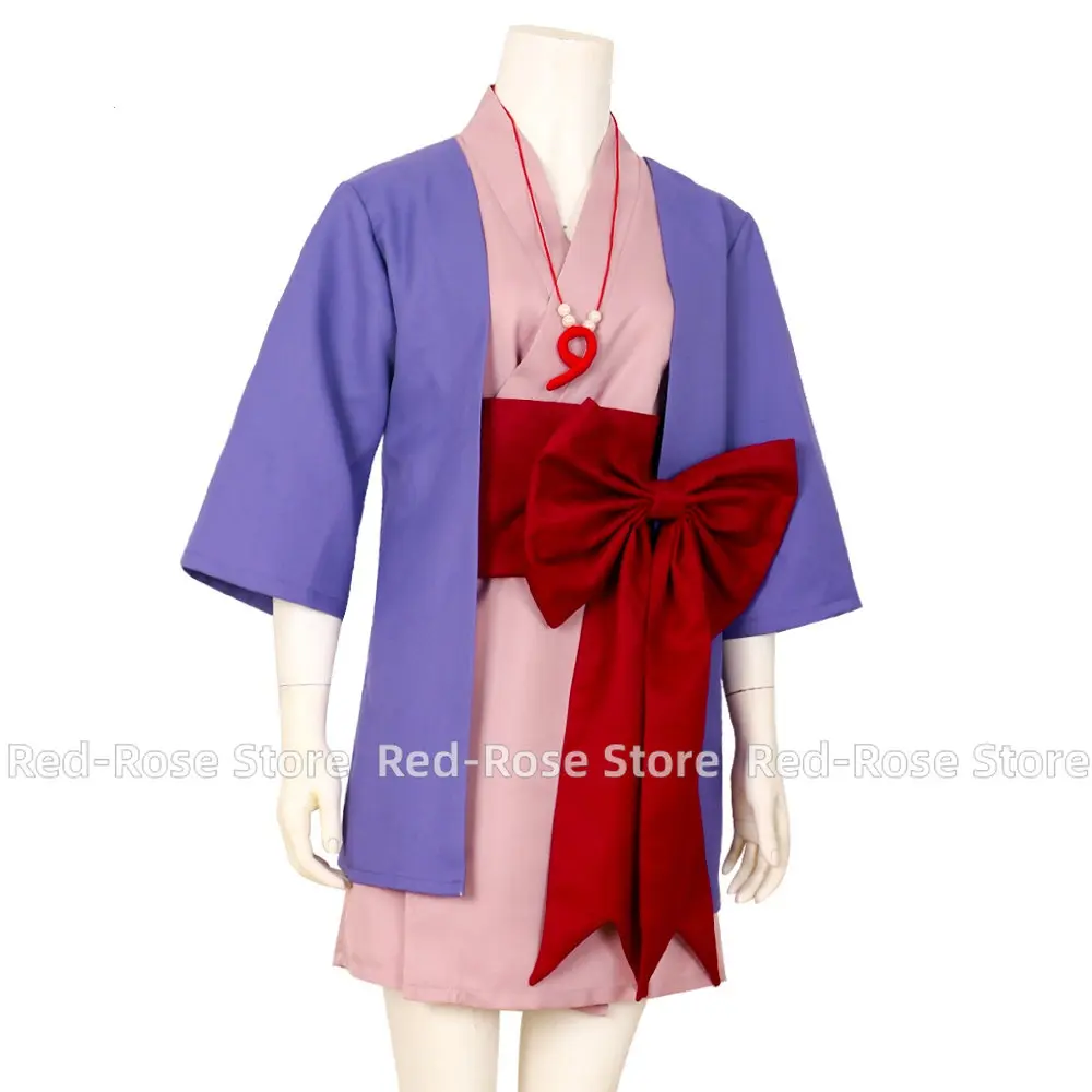 Ace Attorney Maya Fey Ayasato Mayoi Dress Phoenix Wright Gyakuten Saiban Cosplay Costume Outfits Halloween Carnival