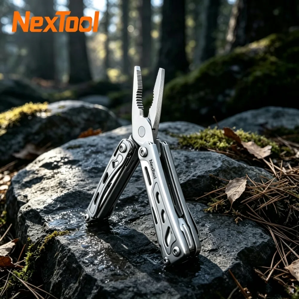 2026 New NexTool Mini Flagship F12 15 In 1 Folding Multitool Functional Pliers Screwdriver File Bottle Opener Outdoor Hand Tool