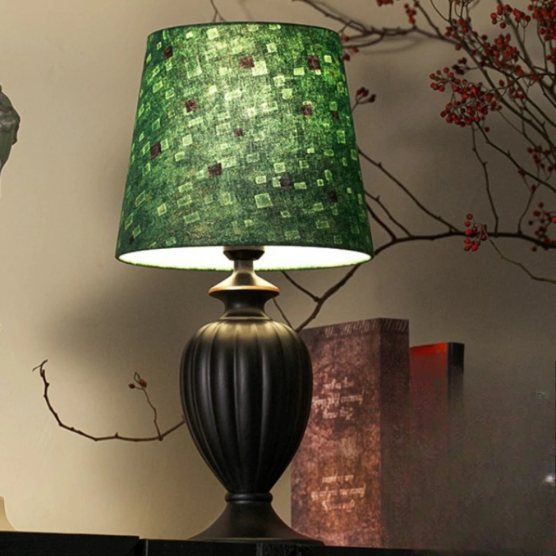 Table lamp, medieval high-end living room bedroom home atmosphere light