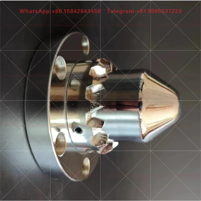 3" Toothed Core Chuck Plug, Base Paper Friendly, Slitter Shaftless Stand Core Holder