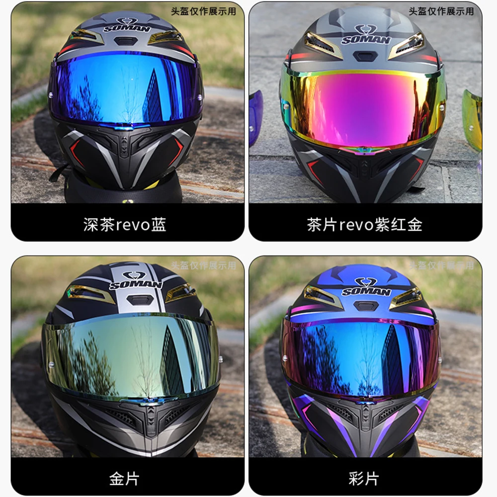 Visera para casco de Orz-991, accesorios de motocicleta, visera para casco de Orz-991, lente de varios colores, equipo de Motocross