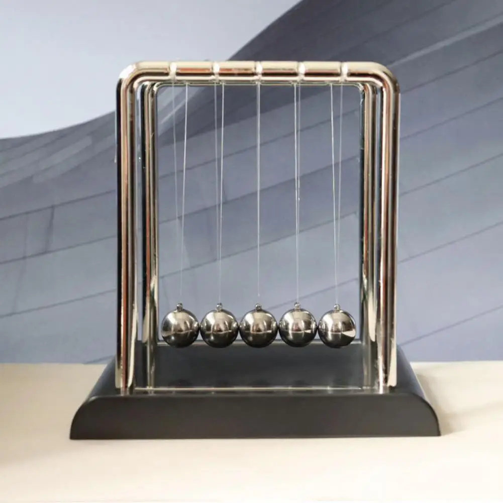 Modern Perpetual Motion Machine Newton's Pendulum Model Newton Cradle Balance Ball Decor Interesting Office Tabletop Home Decor