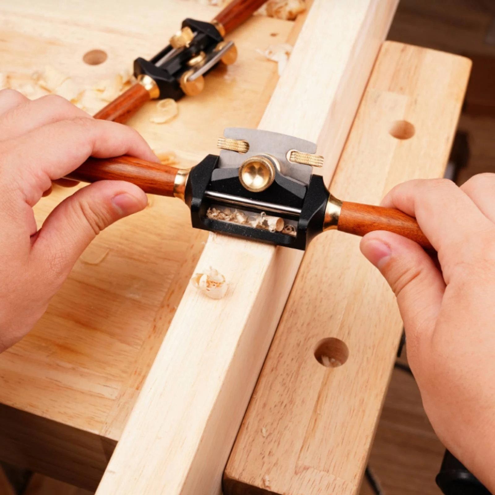 Pengikis Kayu dengan Gagang Ka - Spokeshave Flat ulasan dan harga