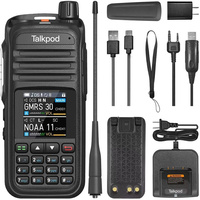 Talkpod A36Plus GMRS Handheld Two Way Radio Walkie Talkies for Adults Long Range with VHF UHF Receive, 5W Output, 512 Channels,