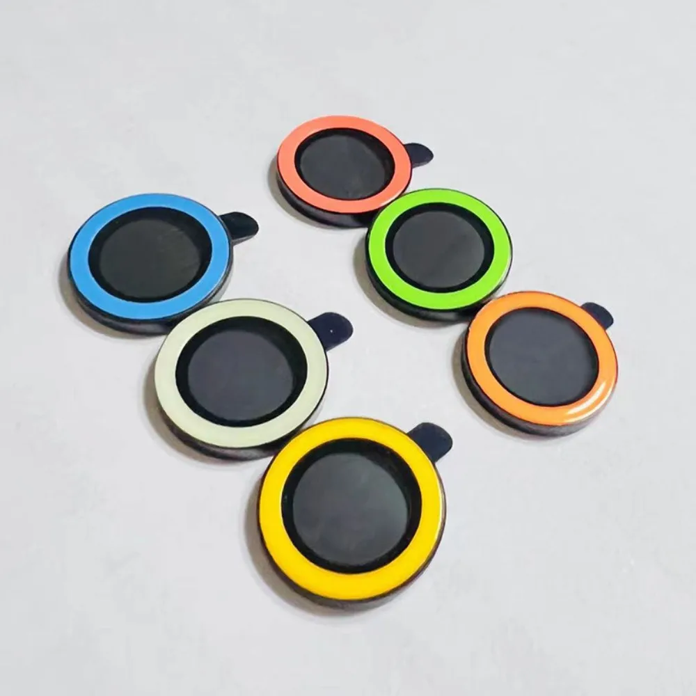 100PCS Luminous Ceramic Camera Protector Film For iPhone 17 Pro Max Air 16 15 14 Plus 13 12 Lens Ring Tempered Glass Glowing Cap