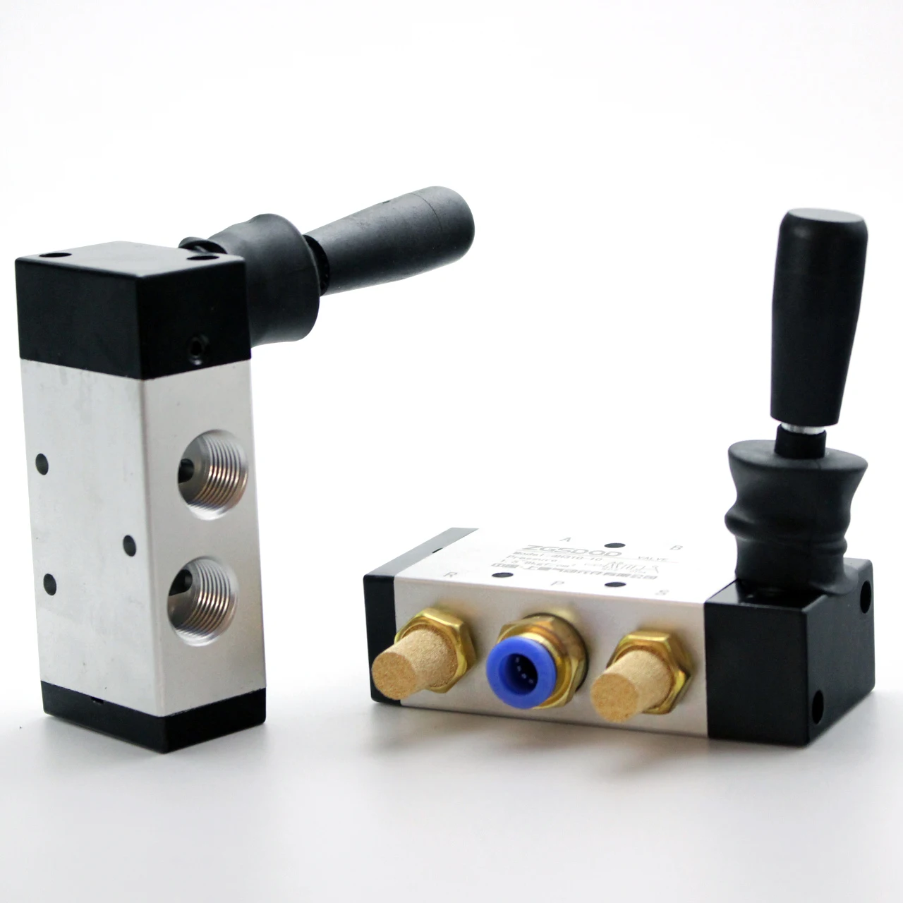 2 Position 5 Port Air Manual Valve Pneumatic Control Valve 5/2 Way Hand Lever Operated Control Valve 4H210-08 4H310-10 4H410-15
