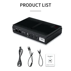 10400MA uninterruptible power supply DC backup power supply MINI UPS router optical modem built-in adapter POE DC 5V 9V1 2V 18W