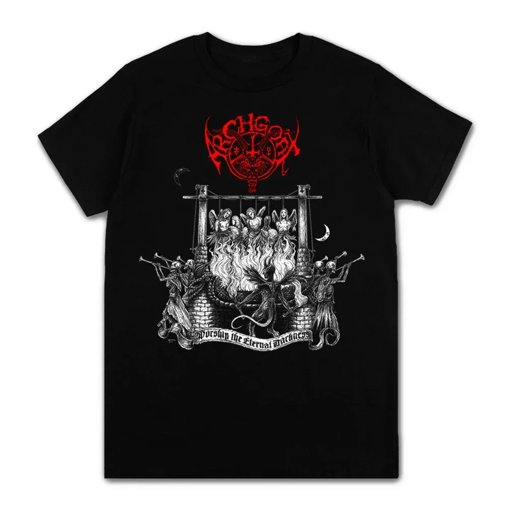 Archgoat Black Metal Band T Shirt New Men Vintage Graphic  Print Short Sleeve tshirt Fashion Casual Tees Size XS-3XL