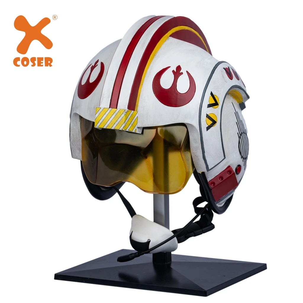 Xcoser SW Luke Skywalker Battle Simulation Helmet Cosplay Resin Replicas Adult Halloween Cosplay Fans Collection
