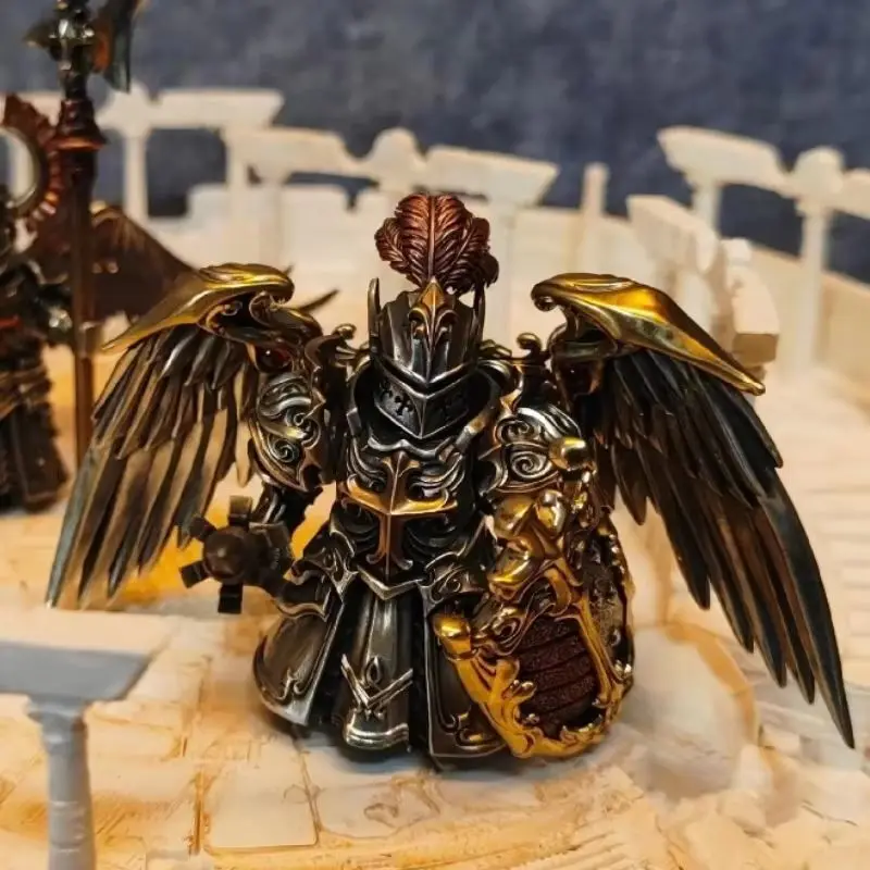 

Paladin Metal Toy Crusader Figure Model Magnetic Detachable Desktop Decorative Collection Ornaments Figure Gift For Friend Days