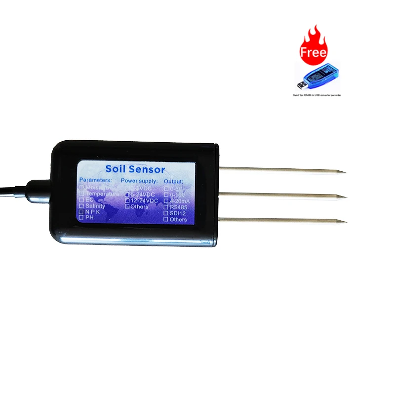 Good SERVER SOFTWARE HIGH-PRECISION LORA LORAWAN GPRS AGRICULTURE IOT WIRELESS SOIL CONDUCTIVITY SENSOR