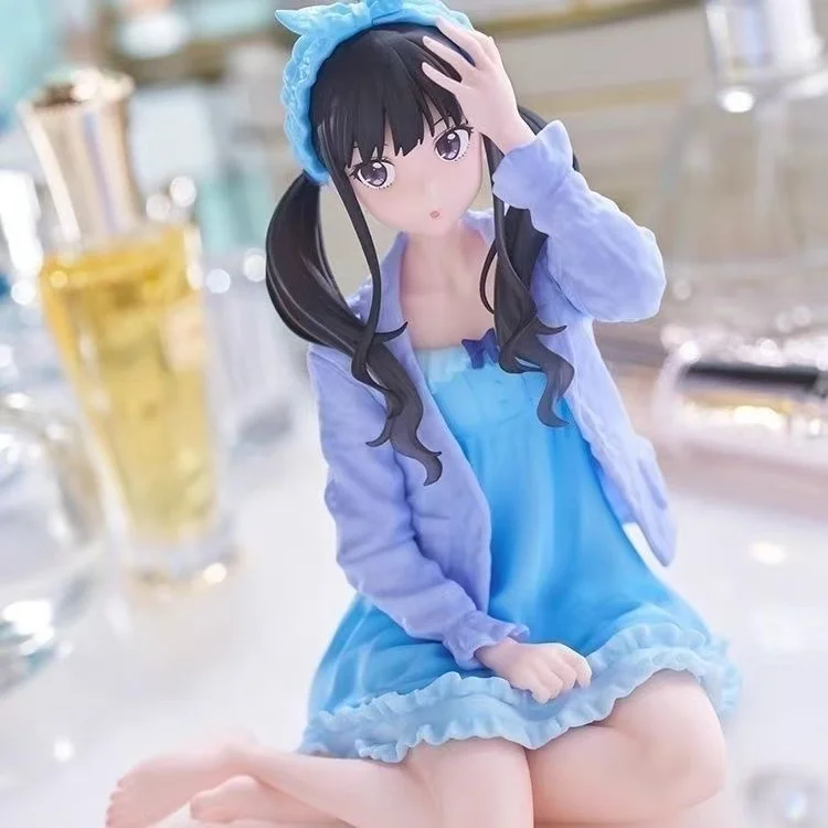 Lycoris recoil anime figuras pvc gk modelo nishikigi chisato e inoue takina boneca figura de ação brinquedos para crianças presente