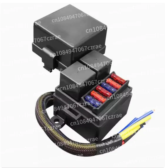 

Pre-wiring Central electrical box Multi-way car 12V relay 6-way fuse box Multi-way car fuse holder housing plus terminals