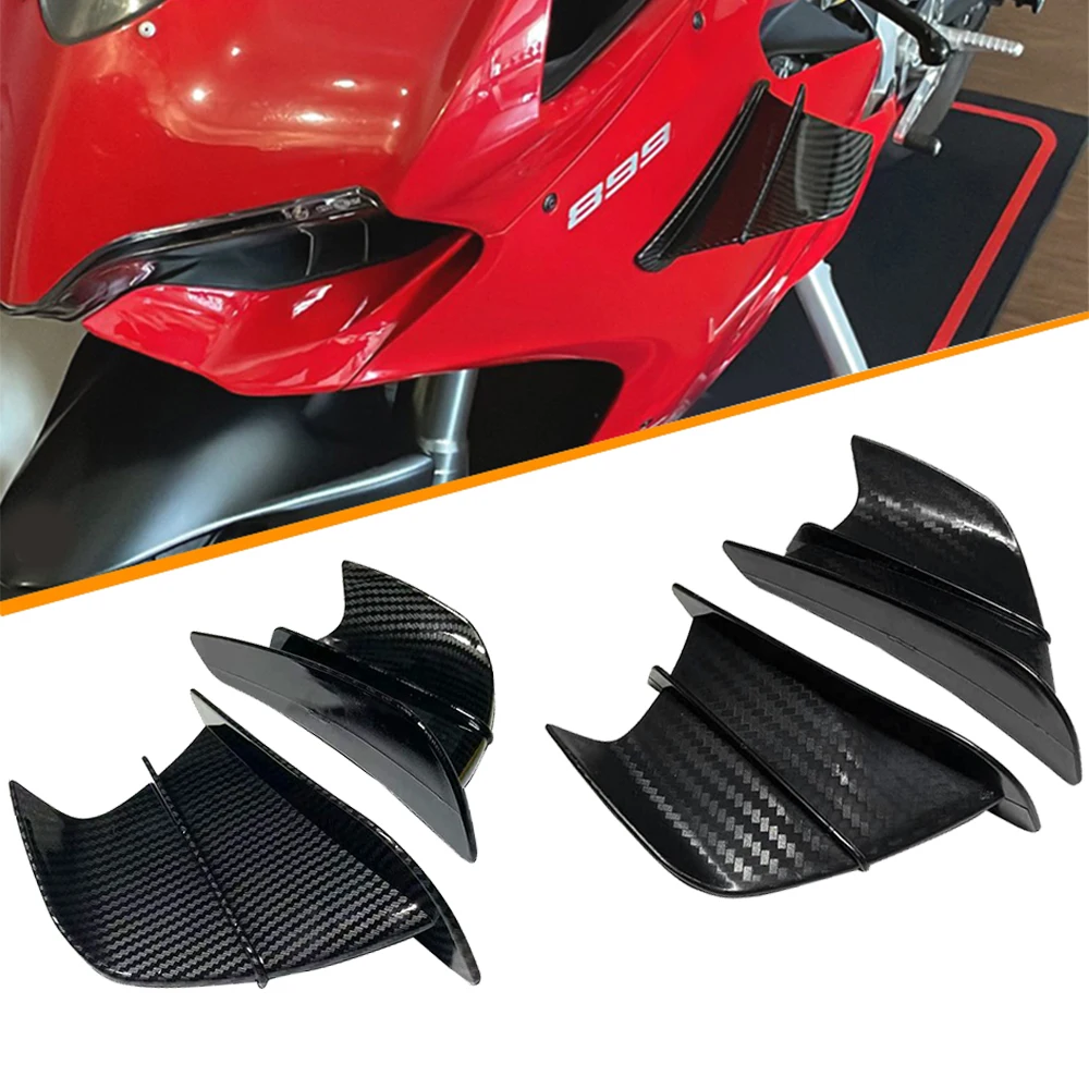 Motorcycle For Suziki GSXR 600 750 1000 Yamaha R1 R6 Kawasaki Z650 Z900 BMW Honda CBR1000RR Aerodynamic Winglets Spoiler Wing