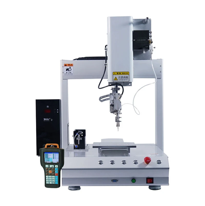 

Fully automatic soldering machine PCB circuit board spot welding machine LED aluminum substrate soldering wire Luotie