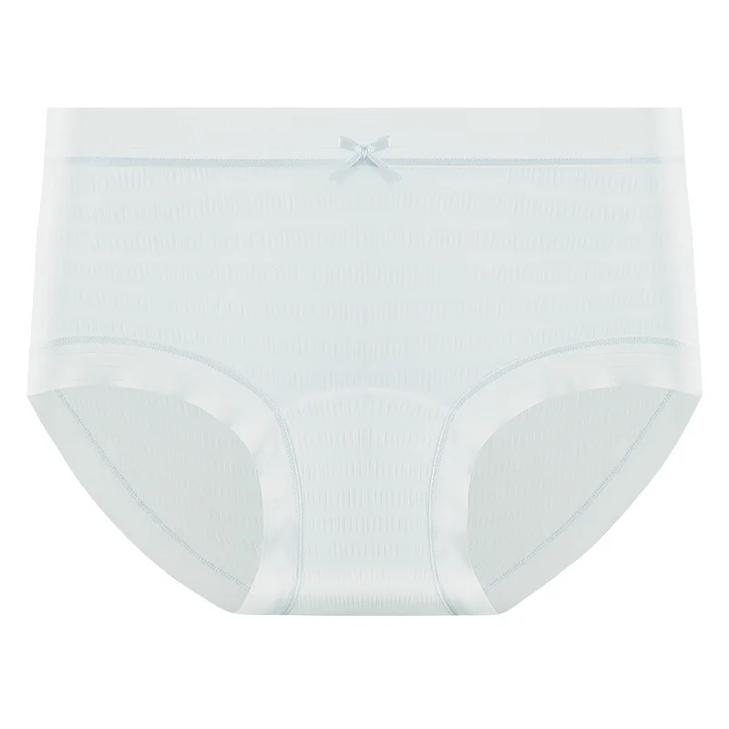 Ice Silk Women Panties Seamless Breathable Lingerie Thin Cotton Crotch Briefs Students Girls Underwears Intimates Bow Underpants