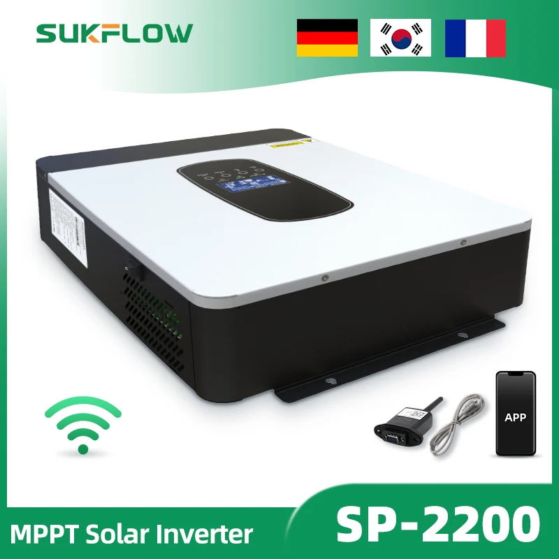 Le système de stockage d'énergie domestique d'inverseur solaire de SP-2200 2000W de Sukflow maximise le potentiel de répondre aux besoins d'énergie à la maison