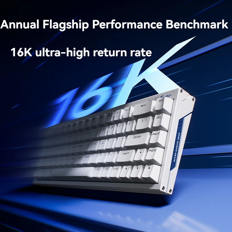 Ace 68 Turbo Magnetic Switch Keyboard Wired Single Mode ARGB 16K Dual Core Chip Customized Aluminum Gaming Office Keyboard Gift