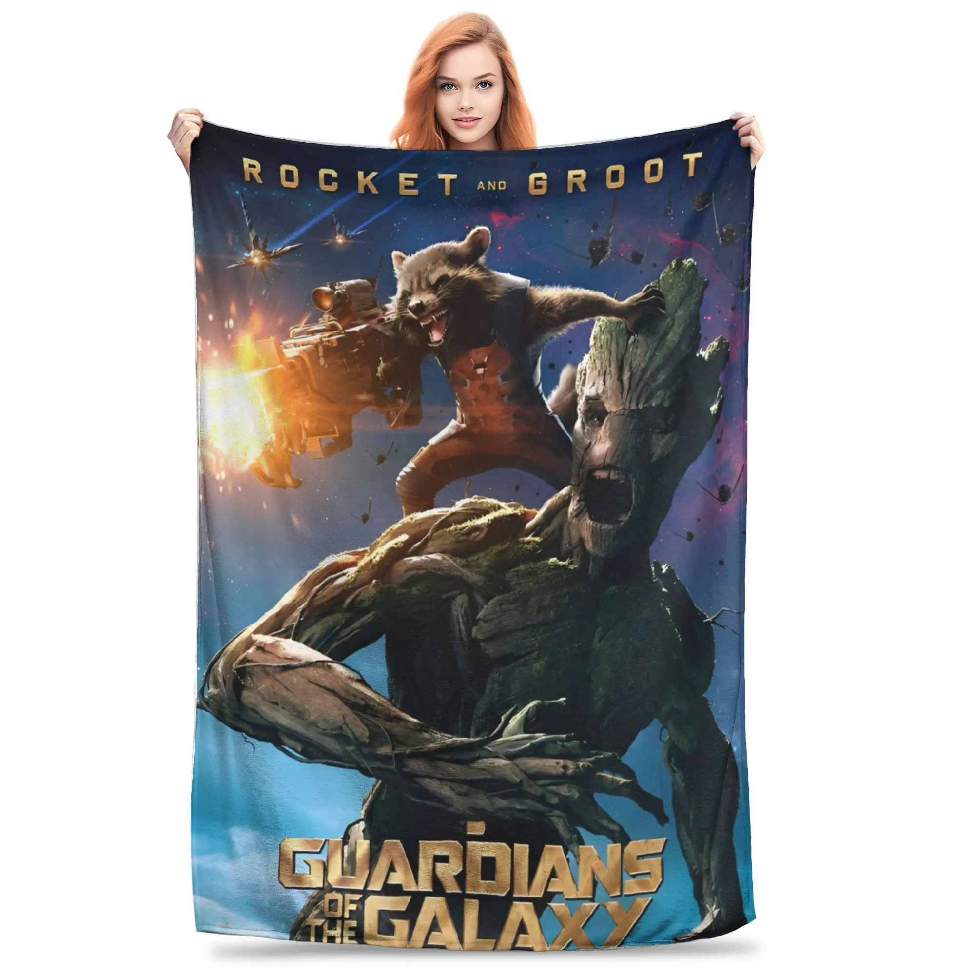 

Одеяло Groots Guardians Of The Galaxy, супер мягкие теплые одеяла для дивана, 50x60 дюймов, одеяло разных размеров