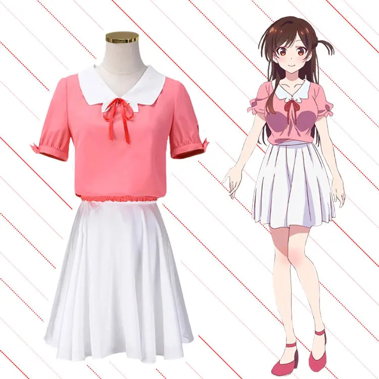 

Women's Cosplay Ichinose Chizuru Costume School Uniform Dress Suit For Halloween Cos