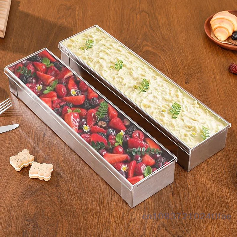 

Форма для кексов Tiramisu, форма для чизкейка из нержавеющей стали, форма для выпечки, прямоугольная форма для торта на день рождения, торт, хлеб, шифон Tiramisu