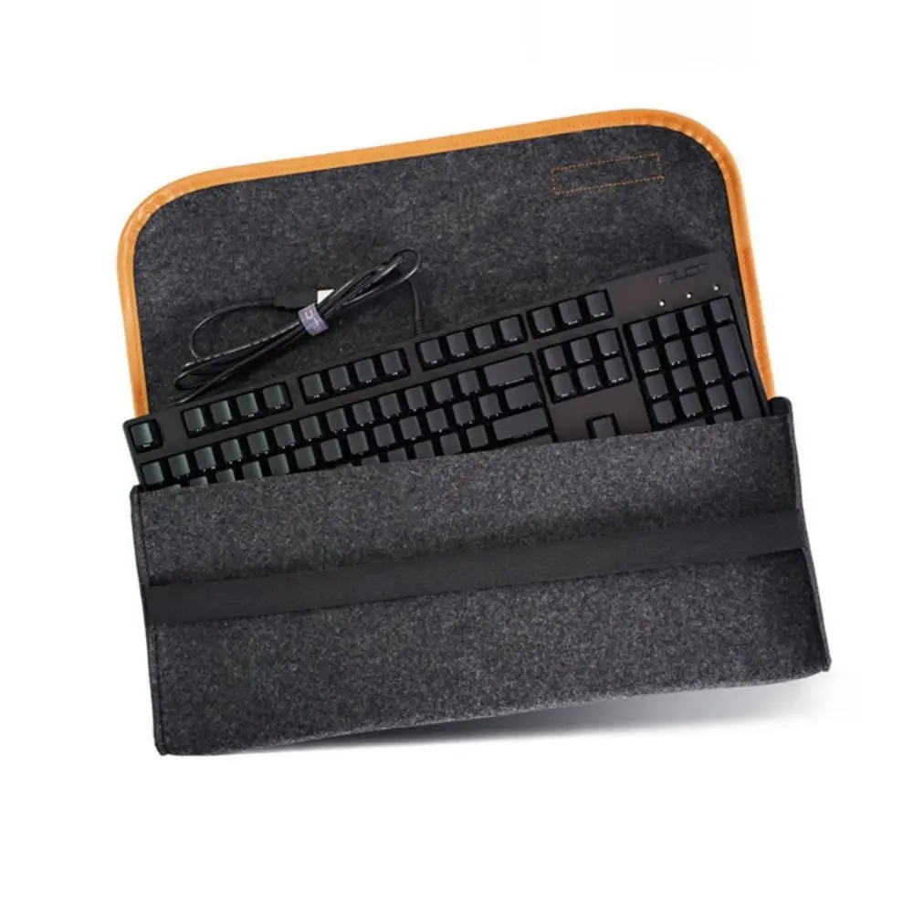 Housse de protection épaisse pour clavier mécanique, souple, grande capacité, sac de transport pour clavier, anti-poussière, respectueux de la peau