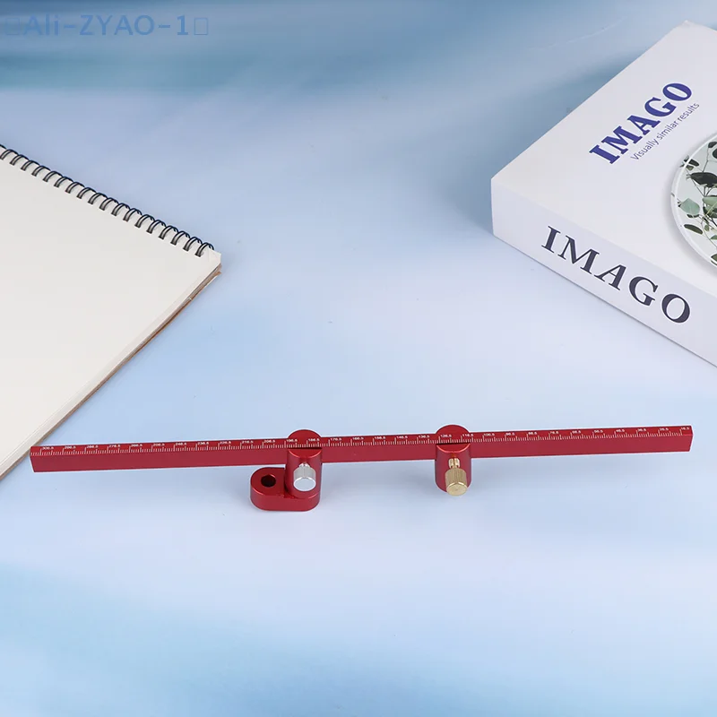 【ZYAO-1】300 مللي متر مسطرة دائرة رسم قابلة للتعديل من الألومنيوم مسطرة دائرية بوصلة النجارة لوضع علامات على خط الدائرة بنقطة ثابتة