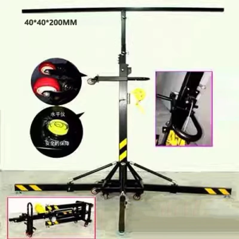 

Подъемная стойка с грузоподъемностью 200 кг, сверхмощная лебедка, ферма для LED-экранов/сценического освещения/линейных акустических систем, подъемник (на заказ)
