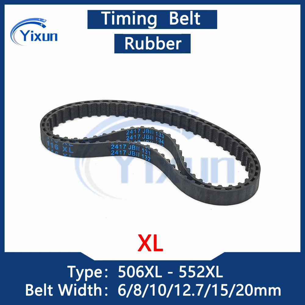 

XL Loop Timing Belt 506XL 510XL 512XL 514XL 518XL 520XL 522XL 524XL 528XL 530XL 532XL 540XL 548XL 552XL Width 6-20mm Drive Belt