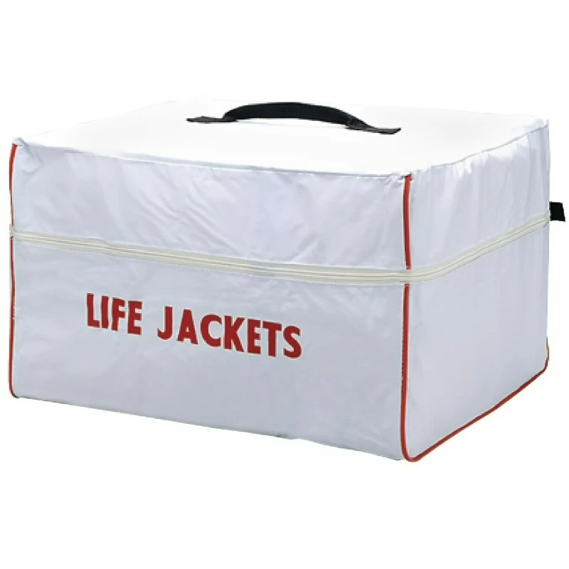 

Сумка для спасательных жилетов на 6 штук, прочная нейлоновая конструкция, 20 x 18 x 12 дюймов