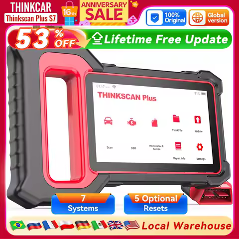 THINKCAR Thinkscan Plus S7 S6 S4 Obd2 Scanner Best Car Diagnostic Tools Automotivo Scanner DIY Auto Diagnosis Tool Code Reader