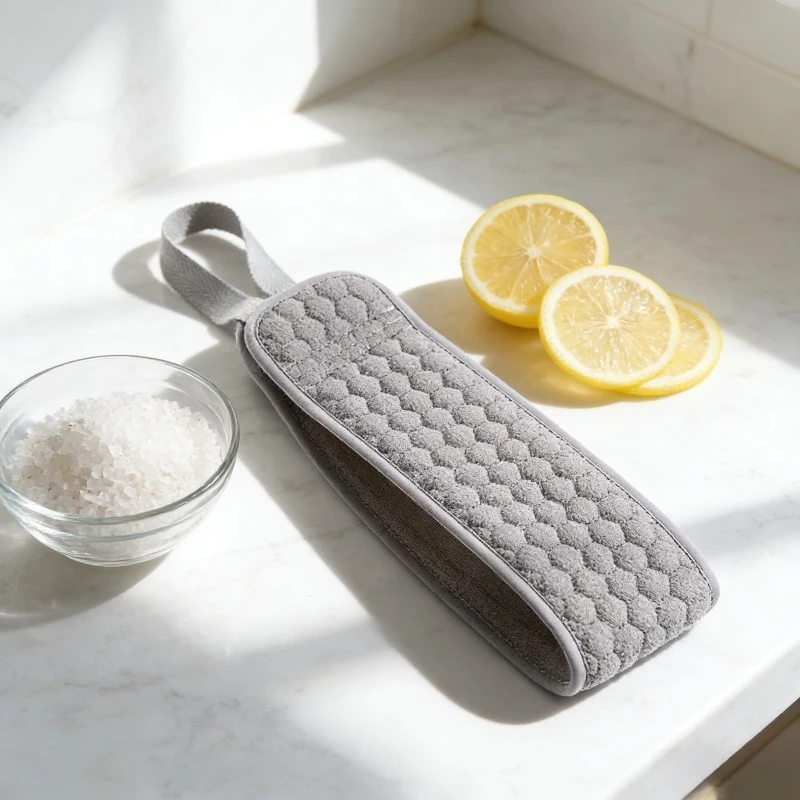 

Двусторонняя текстурированная мочалка-полотенце для глубокой очистки и легкой чистки спины