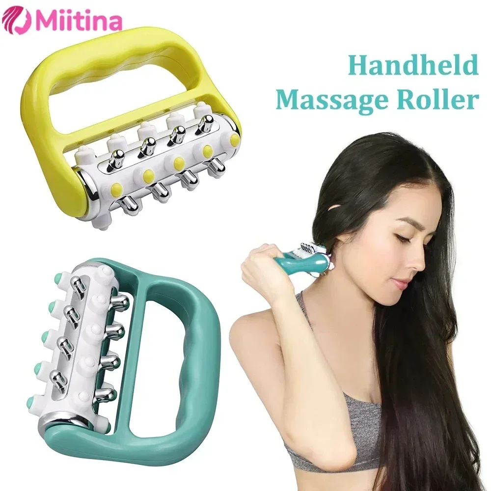 

Roller Massager Handheld Anti Body Muscle Massager Leg Abdomen Neck Lifting Portable Tools Roller Lymphatic Cellulite Release