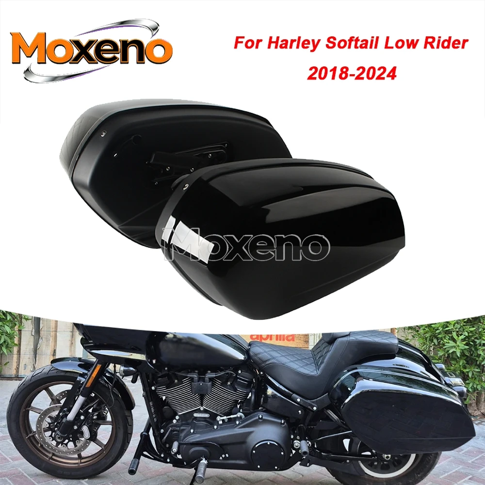 

Low Rider ST Saddlebags Motorcycle Side Saddle Bag Hard Box For Harley Softail Lowrider S FXRST FXLRS FXLR FXLRST 2018-2024 23