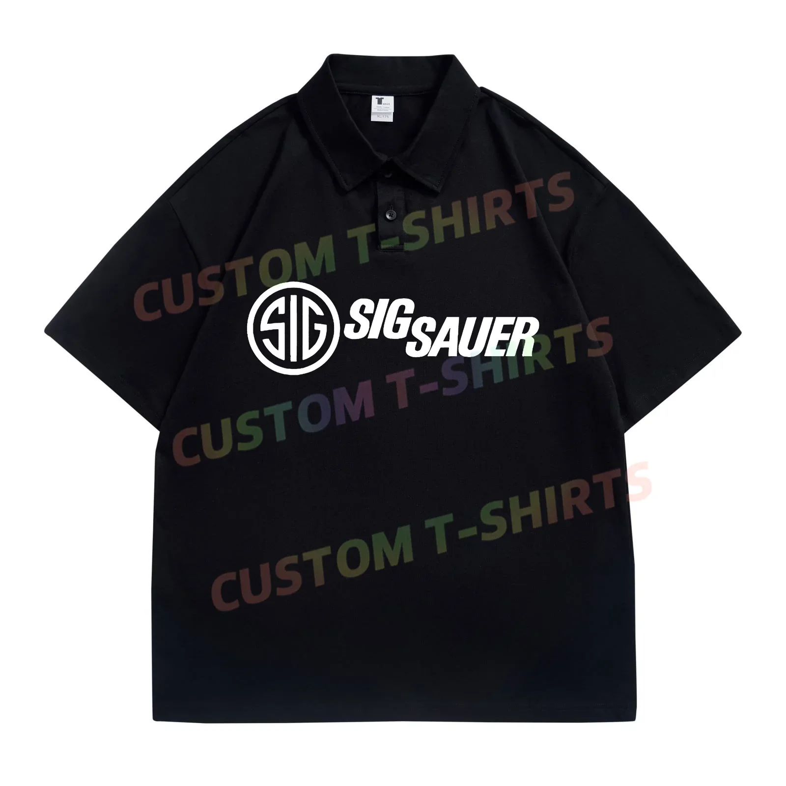 

Summer Cotton The 'sig Sauer' Fire Arms Outdoor Foundation Time Essential Polo Shirts Oversized T Shirt for Men Streetwear M-5XL