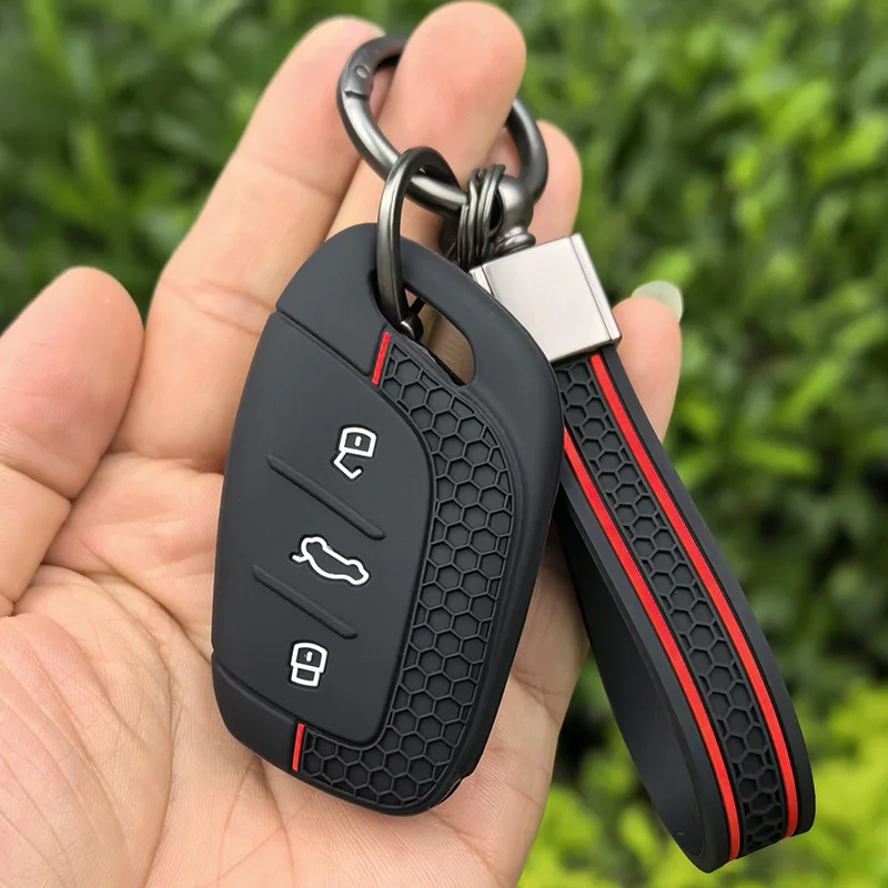keychain for MG GT 2026 ZS ZX HS GT MG5 VE MG6 Silicone Car remote