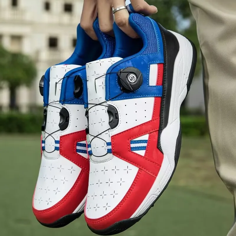 Professional Golf Shoe Mesh Breathable Gym Shoes For Men Anti-Slippery Sport Shoes Hard-Wearing Walking Shoes For Men
