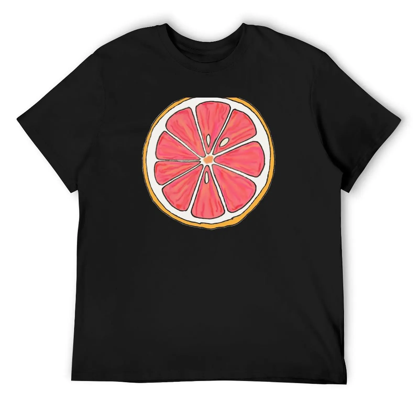 

Pink Grapefruit Slice T-Shirt gifts for boyfriend tees tops men t shirt