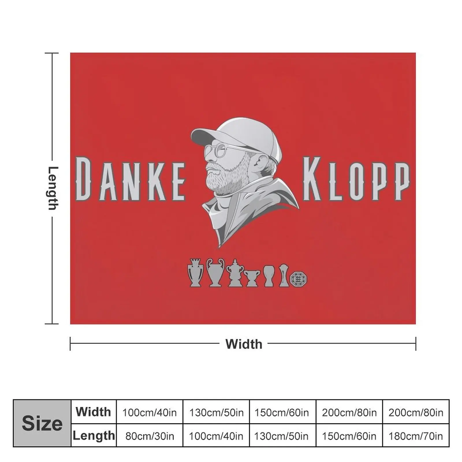 Danke Klopp Throw Blanket blankets and throws Shaggy Soft Plush Plaid Blankets