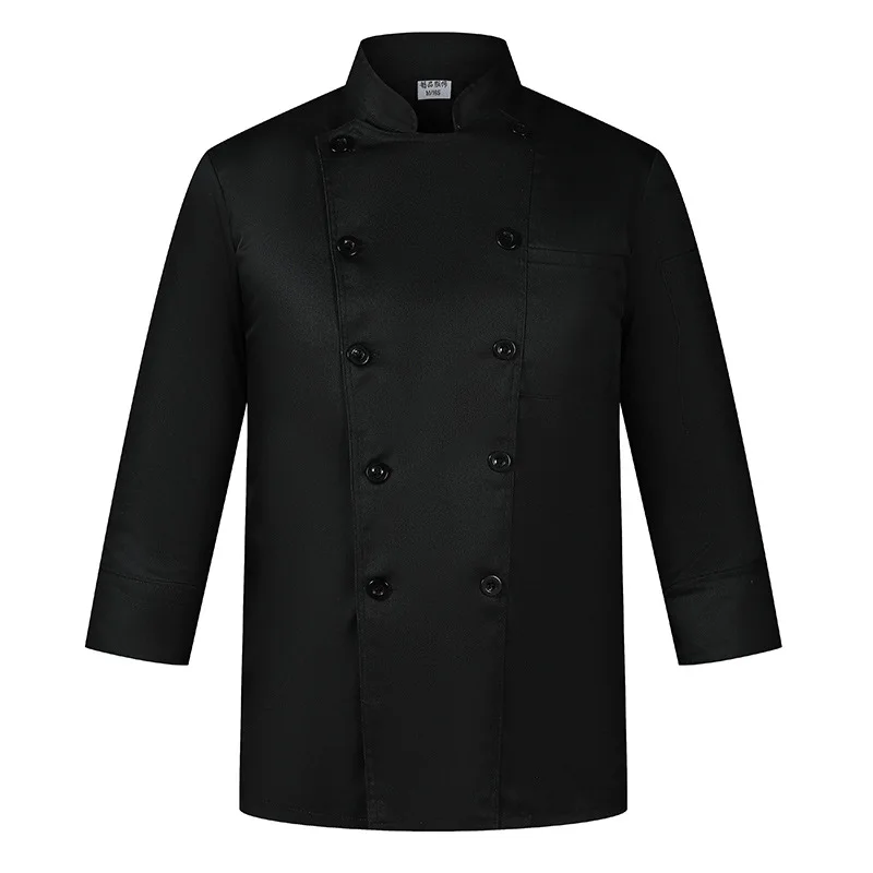 Abiti da lavoro da chef a maniche lunghe da uomo Autunno Inverno Hotel Ristorante Catering Hot Pot Cucina Ristorante Uniforme Plus Size Chef Jack