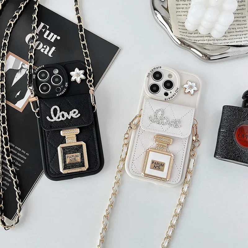 حافظة جلدية كروس لهاتف آيفون 17 اير 16 15 14 11 برو ماكس 13 12 ميني 7 8 بلس محفظة حامل بطاقة الغطاء الواقي للنساء