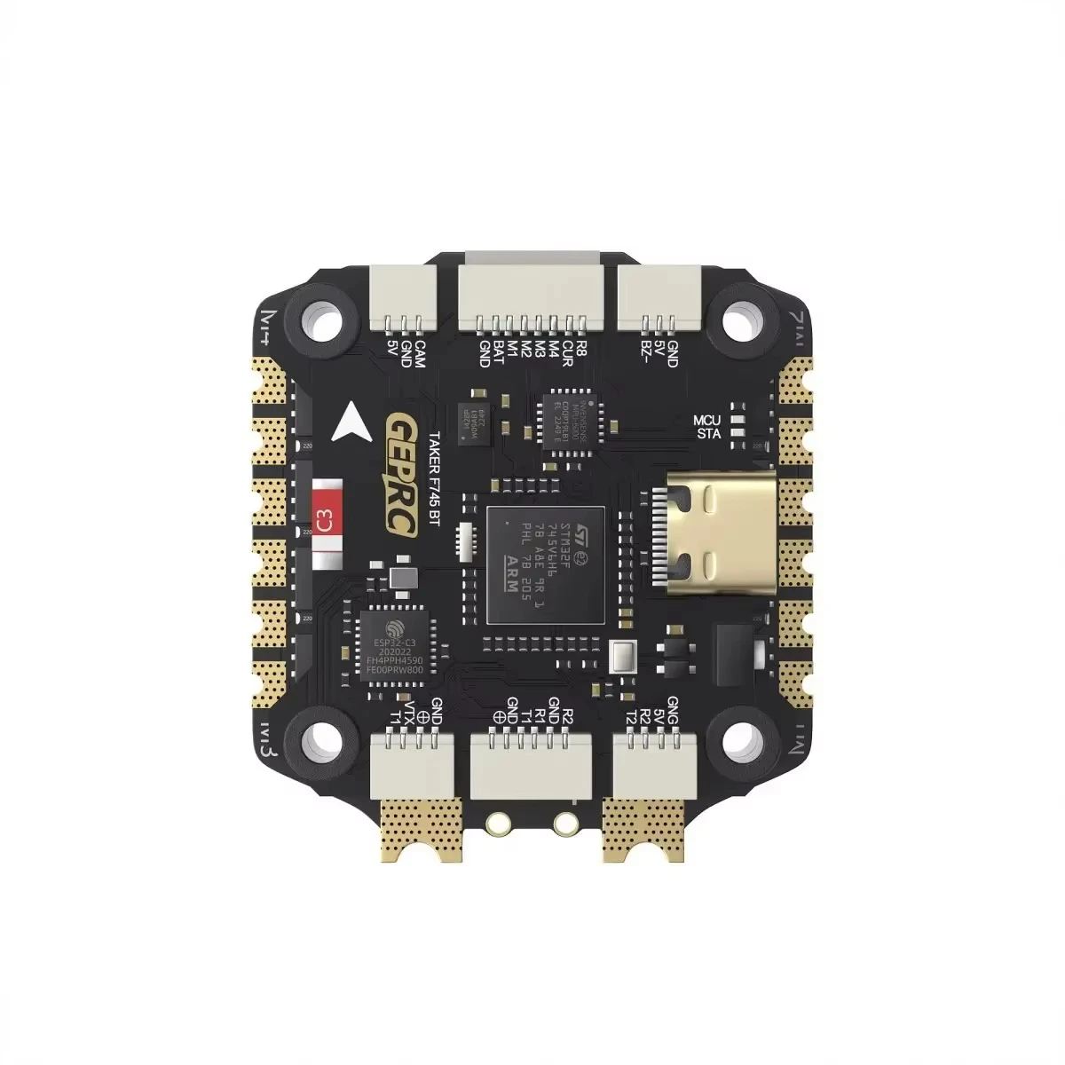 GEPRC TAKER F745 BT  8Bit 60A Stack 4IN1 ESC 512MB Black Box Data Analyze Record Flight Barometer Dual Gyroscope Racing FPV Dron
